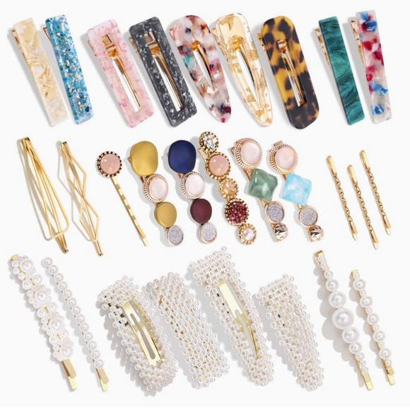 Other - Hair Clip Bundle! 28 Assorted Hair Clips